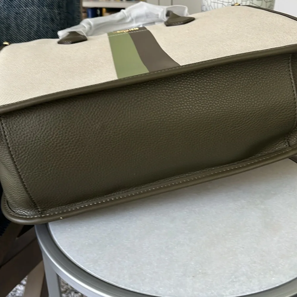 Michael Kors Heidi Extra Large Tote Olive Multi NWT